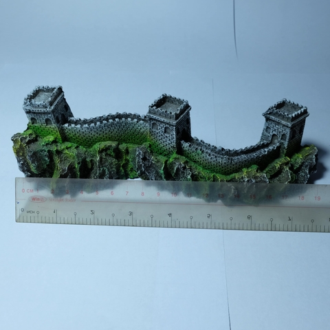 Tượng Vạn Lý Trường Thành Trang Trí Hồ Thủy Sinh – Điểm Nhấn Cổ Kính Cho Thủy Cảnh Thêm Sinh Động