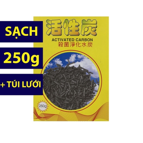 THAN HOẠT TÍNH LỌC NƯỚC HỒ CÁ 250GRAM