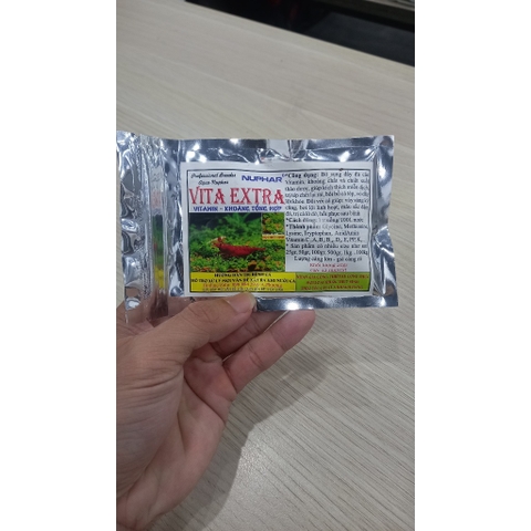 VITAMIN TĂNG CƯỜNG CHO CÁ TÉP NUPHAR VITA EXTRA GÓI 25GRAM
