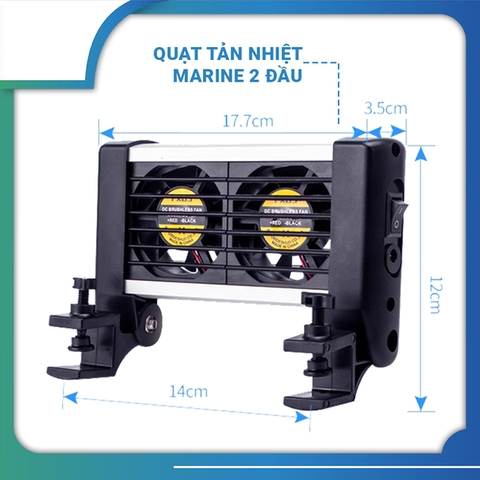 Quạt Làm Mát Bể Thủy Sinh, Bể Cá 2-4-6
