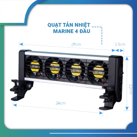 Quạt Làm Mát Bể Thủy Sinh, Bể Cá 2-4-6