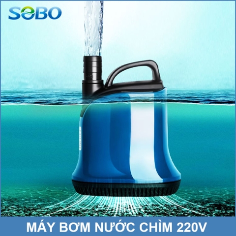 BƠM CHÌM SOBO WP-600D/ WP-700D CHO HỒ CÁ CẢNH, HỒ KOI, HỒ THỦY SINH