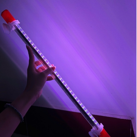 Đèn Led T8 Xuanmeilong Thủy Tinh Limited 2 hàng led - Led XML Chuyên Dụng Đỏ Cá