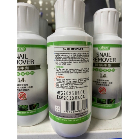 Dung Dịch Xử Lý Ốc Hại Và Trứng Ốc ISTA Snail Remover 60ml Cho Hồ Cá, Bể Cá