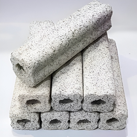 [ Combo HOT ] Sứ Thanh Muối Tiêu, Mai Vàng  Đa Giác 8 Rãnh Size Lớn 10x3cm Vật Liệu Lọc Bể Cá, Hồ Cá