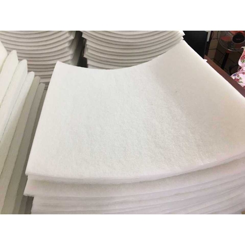 Bông Lọc Nước Trắng 50x50cm  Lọc Cặn Bẩn, Làm Trong Nước Cho Bể Cá, Hồ Cá Cảnh, Hồ Thủy Sinh