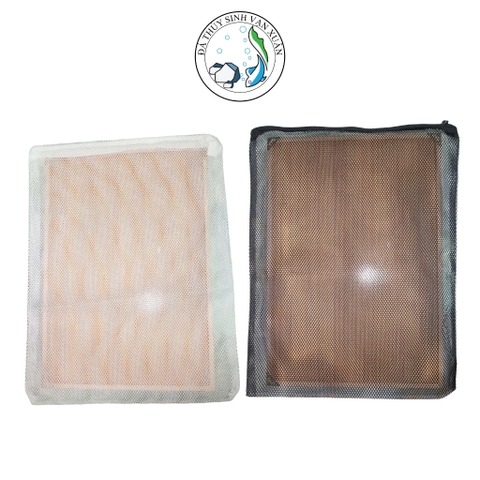 Túi Lưới Đựng Vật Liệu Lọc Hồ Cá, Hồ Thủy Sinh, Bể Cá Nhiều Size 14x20 18x25 20x30 30x40cm Trắng Đen