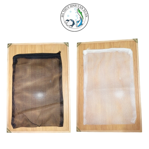 Túi Lưới Đựng Vật Liệu Lọc Hồ Cá, Hồ Thủy Sinh, Bể Cá Nhiều Size 14x20 18x25 20x30 30x40cm Trắng Đen