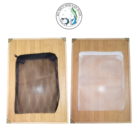 Túi Lưới Đựng Vật Liệu Lọc Hồ Cá, Hồ Thủy Sinh, Bể Cá Nhiều Size 14x20 18x25 20x30 30x40cm Trắng Đen