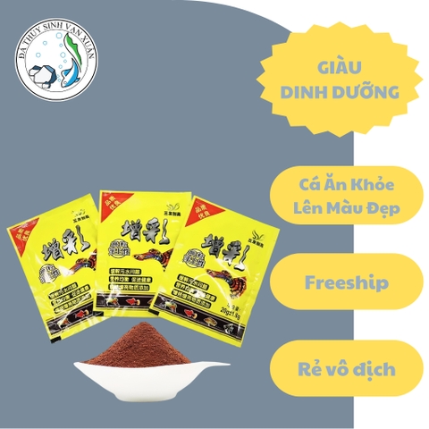 Thức ăn cho cá 7 màu , betta 20g  - Cám cá cảnh , Cám dinh dưỡng