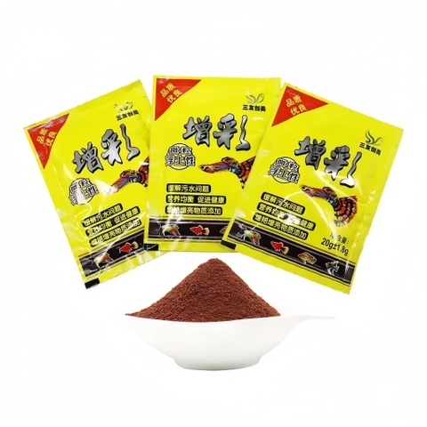 Thức ăn cho cá 7 màu , betta 20g  - Cám cá cảnh , Cám dinh dưỡng