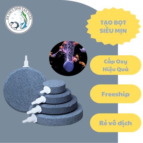 Sủi Oxy Đĩa - Đĩa Đá Sủi Oxy Jeneca Loại Lớn Đường Kính 8cm 6cm 4cm Cho Hồ Cá Cảnh , Hồ Thủy Sinh