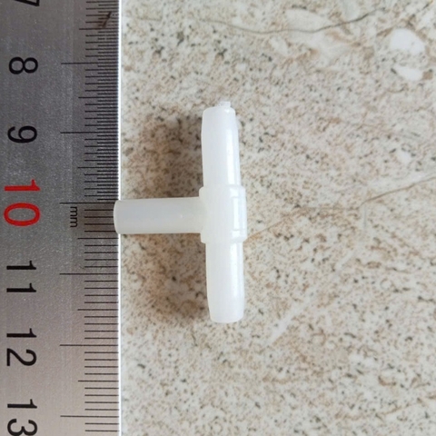 Van Chữ T ( Van Ngã 3 ) Nối T Chia Từ 1 Ra 2 , Chia Khí Oxy cho Hồ Cá Cảnh , Hồ Tép , Hồ Thủy Sinh
