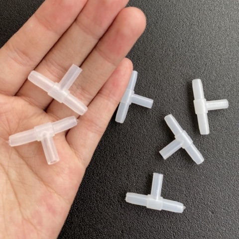 Van Chữ T ( Van Ngã 3 ) Nối T Chia Từ 1 Ra 2 , Chia Khí Oxy cho Hồ Cá Cảnh , Hồ Tép , Hồ Thủy Sinh