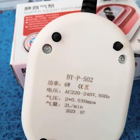 [TẶNG DÂY OXY & ĐÁ SỦI] Máy Sủi Oxy Siêu Êm BAOYU BY-P502 , Máy Sục Khí Oxy Cho Bể Cá