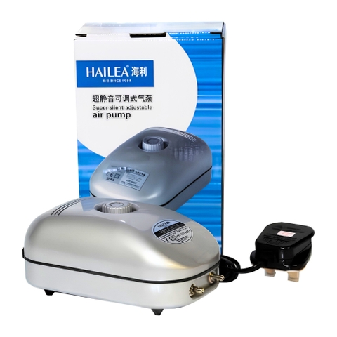 [TẶNG DÂY OXY & ĐÁ SỦI] Máy Sủi Khí Oxy Hailea ACO 9601 | Hailea ACO 9602 | 1 Vòi , 2 Vòi Sủi Khí Siêu Êm Cho Hồ Cá