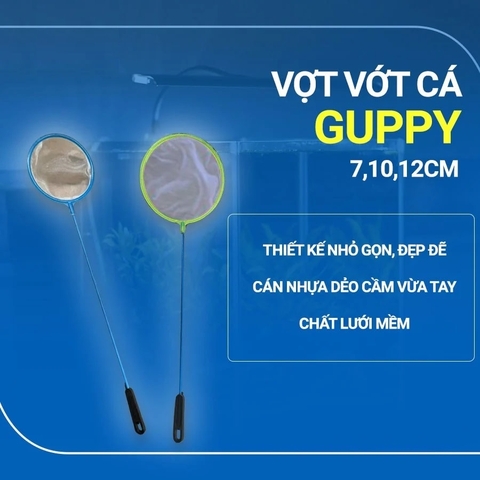 Vợt Tròn Vớt Artemia, Bobo, Cá Con - Vợt Nano Mịn Và Mỏng