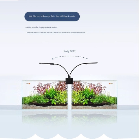 Đèn Led đôi Kaokui KK-X2 - Đèn Led kẹp bể Thủy Sinh Kiểu Dáng Độc Đáo
