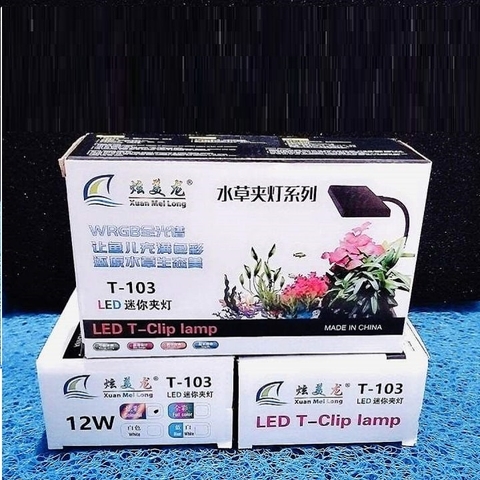 Đèn Led Kẹp Hãng XuanMeiLong XML T102 T103 Đỏ Cá Không Đỏ Nước, Giúp Cây Quang Hợp