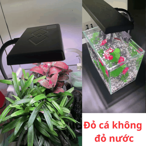 Đèn Led Kẹp Hãng XuanMeiLong XML T102 T103 Đỏ Cá Không Đỏ Nước, Giúp Cây Quang Hợp