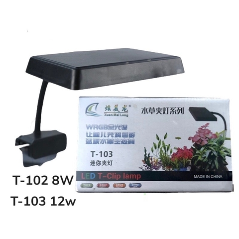 Đèn Led Kẹp Hãng XuanMeiLong XML T102 T103 Đỏ Cá Không Đỏ Nước, Giúp Cây Quang Hợp