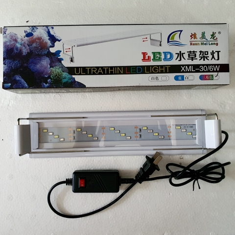 Đèn Led Máng XML XuanMeiLong 4 Hàng Bóng Đổi Màu Cho Bể Cá Bể Thủy Sinh