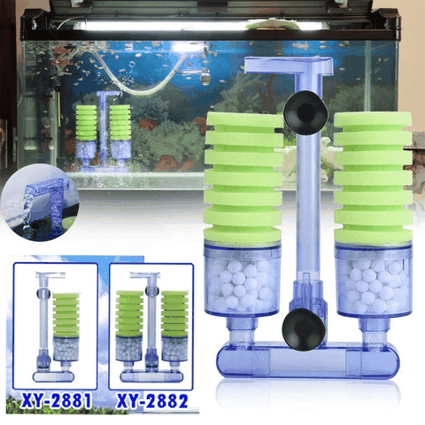 Lọc Sủi Vi Sinh Hơi BIO Bông ĐƠN ĐÔI XY-2880 2881 2882 kèm vật liệu lọc