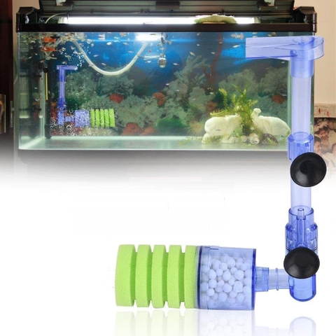 Lọc Sủi Vi Sinh Hơi BIO Bông ĐƠN ĐÔI XY-2880 2881 2882 kèm vật liệu lọc
