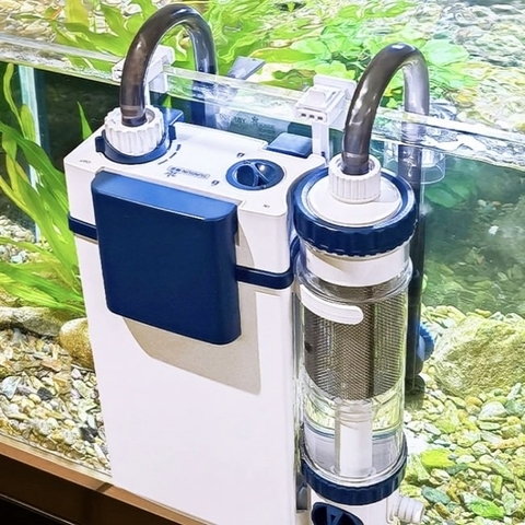Lọc treo Sunsun YBF 600 cho bể cá cảnh có khoang lắng phân, hút mặt và hút đáy, hoạt động êm