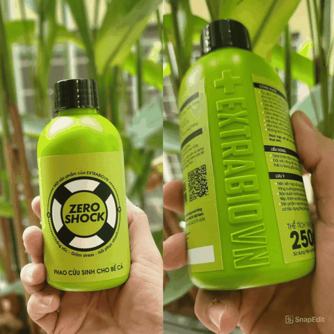 Extra Bio ZERO SHOCK 125, 250ml - Chống sốc, hồi phục nhanh cho cá cảnh