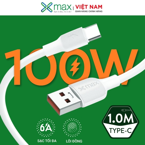 Cáp Sạc Siêu Nhanh 100W Type-C XMAX XXC01 (Fast-Charging Data Cable)