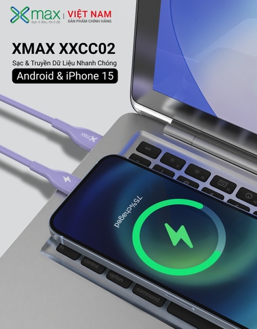 Cáp Silicone Sạc Siêu Nhanh 66W C to C XMAX XXCC02