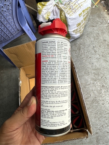 Dung Dịch Xịt Chống Gỉ Và Bôi Trơn Idemitsu DAPHNE SUPER COAT JP - Bình 400ml