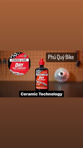 DẦU SÊN KHÔ XE ĐẠP FINISH LINE DRY LUBE CERAMIC TECH. 120ML