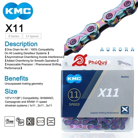 SÊN KMC 11 AURORA 118L MÀU TITAN TAIWAN CHÍNH HÃNG