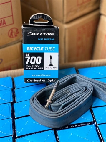 Ruột xe đạp Deli Tire 700x32/40 van Pháp 43mm F/V (VAT)