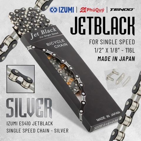 SÊN IZUMI JETBLACK BẠC - ĐEN 116L (VAT)