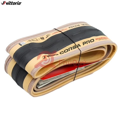 Vỏ Vittoria Corsa Pro 700x28c xài ruột & Tubeless