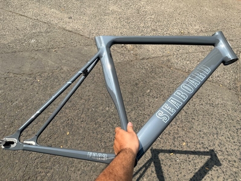 Khung SEABOARD FA03 Nhôm Phuộc Carbon Kèm Chén Cổ Khoá Yên