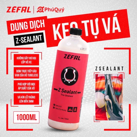 Keo tự vá ZEFAL Z-Sealant 1000ml (VAT)