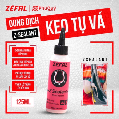Keo tự vá ZEFAL Z-Sealant 125ml (VAT)