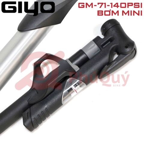 Bơm GIYO GM-71 Vĩ Có Đồng Hồ 140PSI
