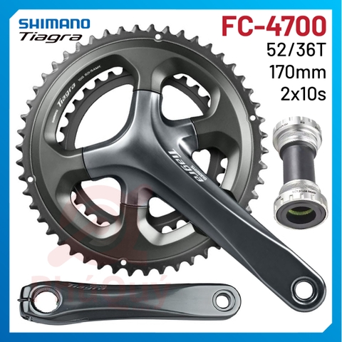 DĨA SHIMANO TIAGRA FC-4700 KÈM BB 52-36T