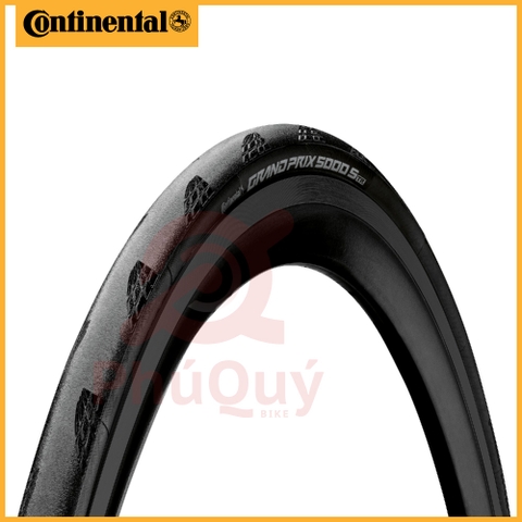 Vỏ gấp 700x25c ĐEN Continental 5000 STR Grand Prix Tubeless