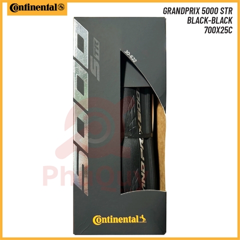 Vỏ gấp 700x30c ĐEN Continental 5000 STR Grand Prix Tubeless