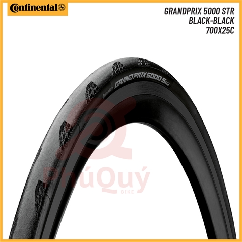 Vỏ gấp 700x30c ĐEN Continental 5000 STR Grand Prix Tubeless