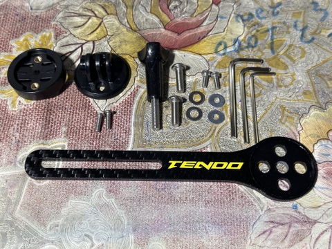 Pát đồng hồ Tendo nhôm bắt dọc pô tăng liền