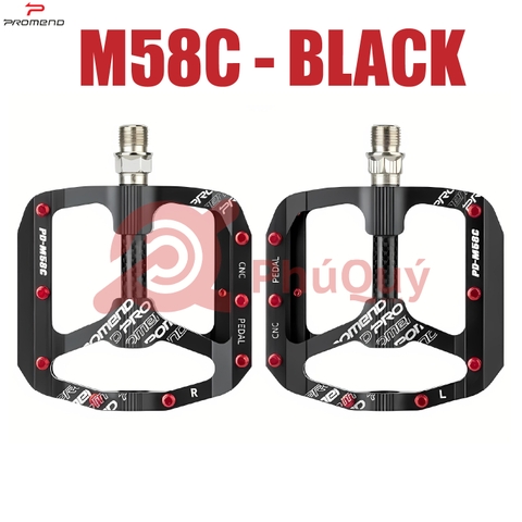 Pedal Bạc Đạn PROMEND M58C ĐEN