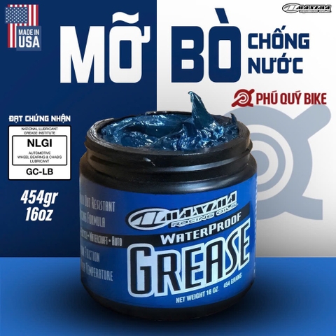 Mỡ Bò MAXIMA Chống Nước 454gr WATERPROOF GREASE
