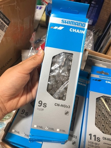 Sên 9 HG53 116L Chính Hãng SHIMANO Hộp